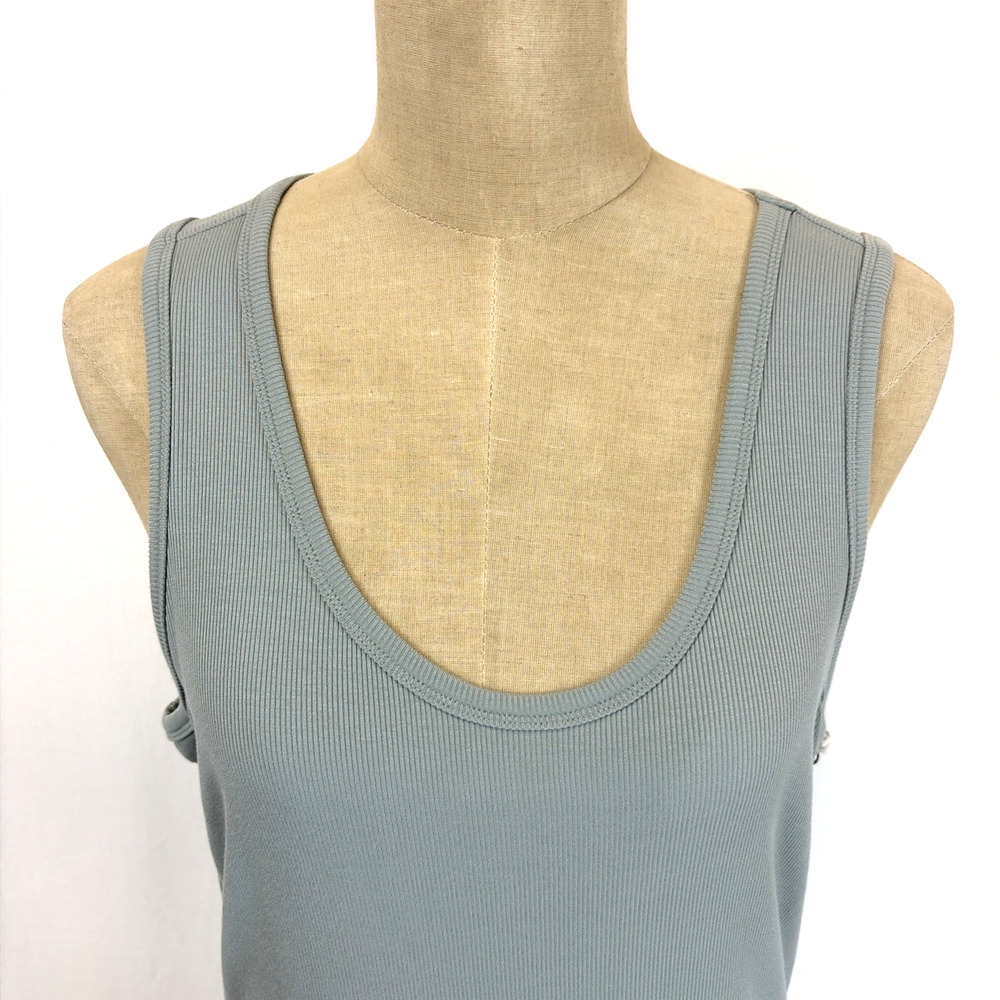 NWT Another Love Dear John Green Ribbed Knit Maxi Tank Dress #0646 Size XL - Picture 6 of 7